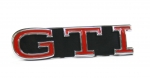 VW Golf / Polo GTI grille emblem design black / red